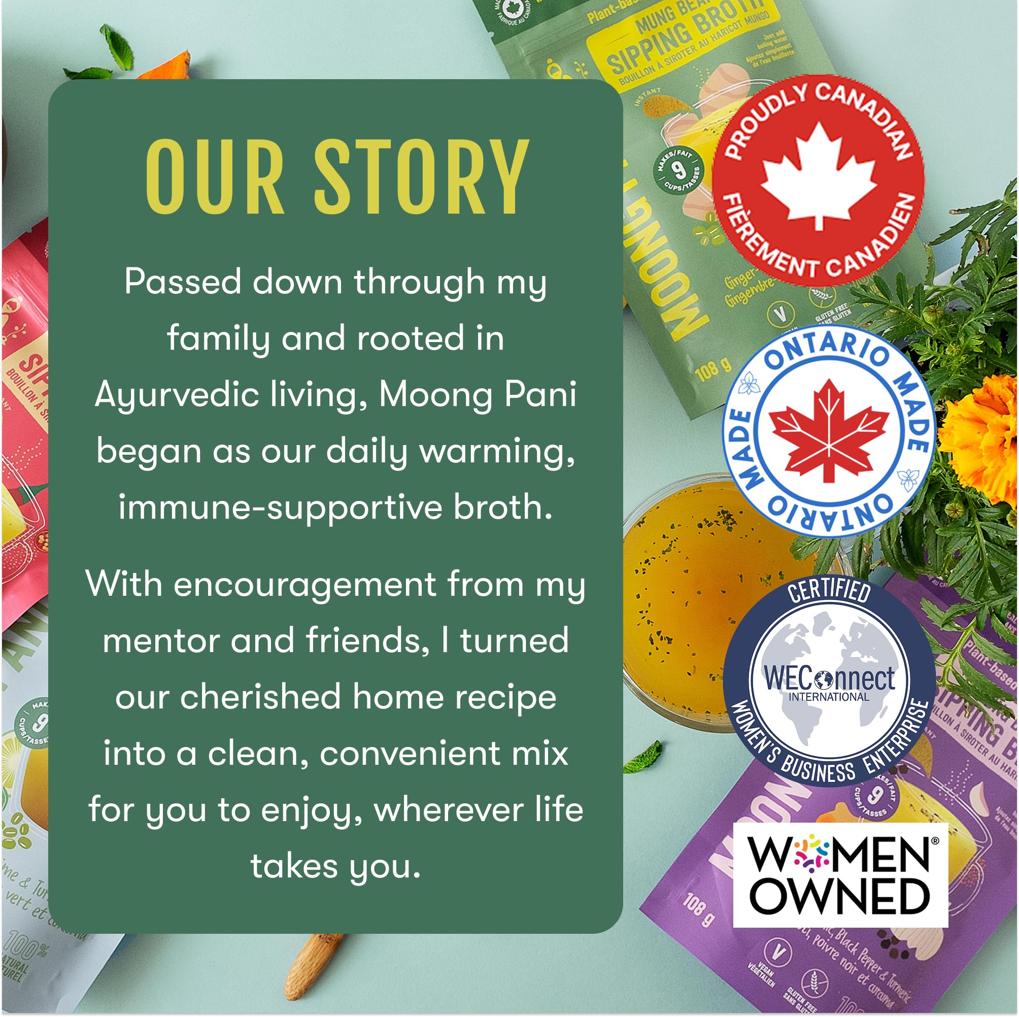 Roasted Garlic & Turmeric Golden Mung Sipping Broth | 9 Cups