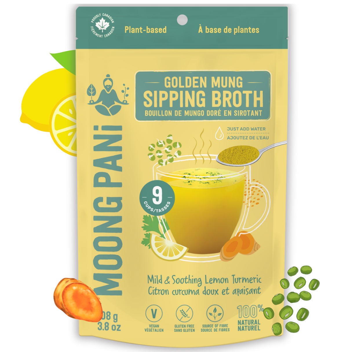 Classic Lemon & Turmeric, Mild Golden Mung Broth