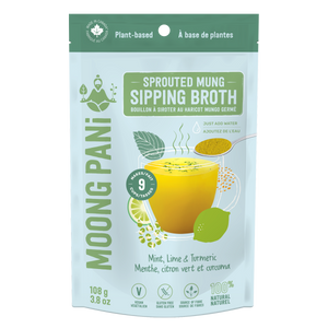 Mint, Lime & Turmeric Sprouted Mung Broth - 9 Servings