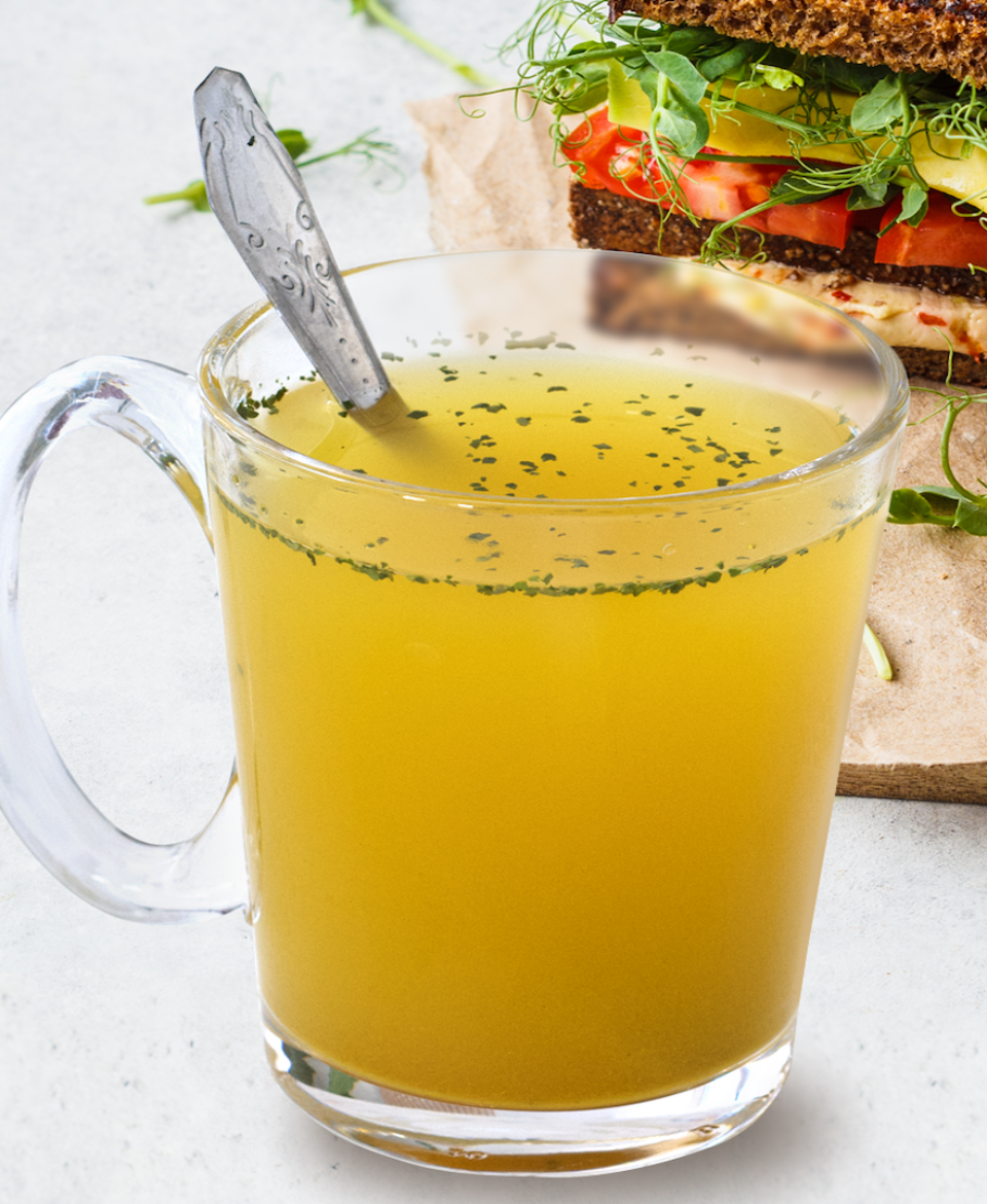 Mint, Lime & Turmeric Golden Mung Broth