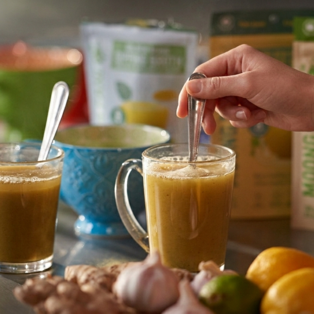 Premium Wellness Collection | 6 Golden Mung Broths &amp; 3 Sprouted Mung Bowl Meals | 64 Servings