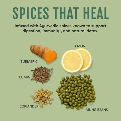 Mild Lemon &amp; Turmeric Golden Mung Broth | 9 Cups