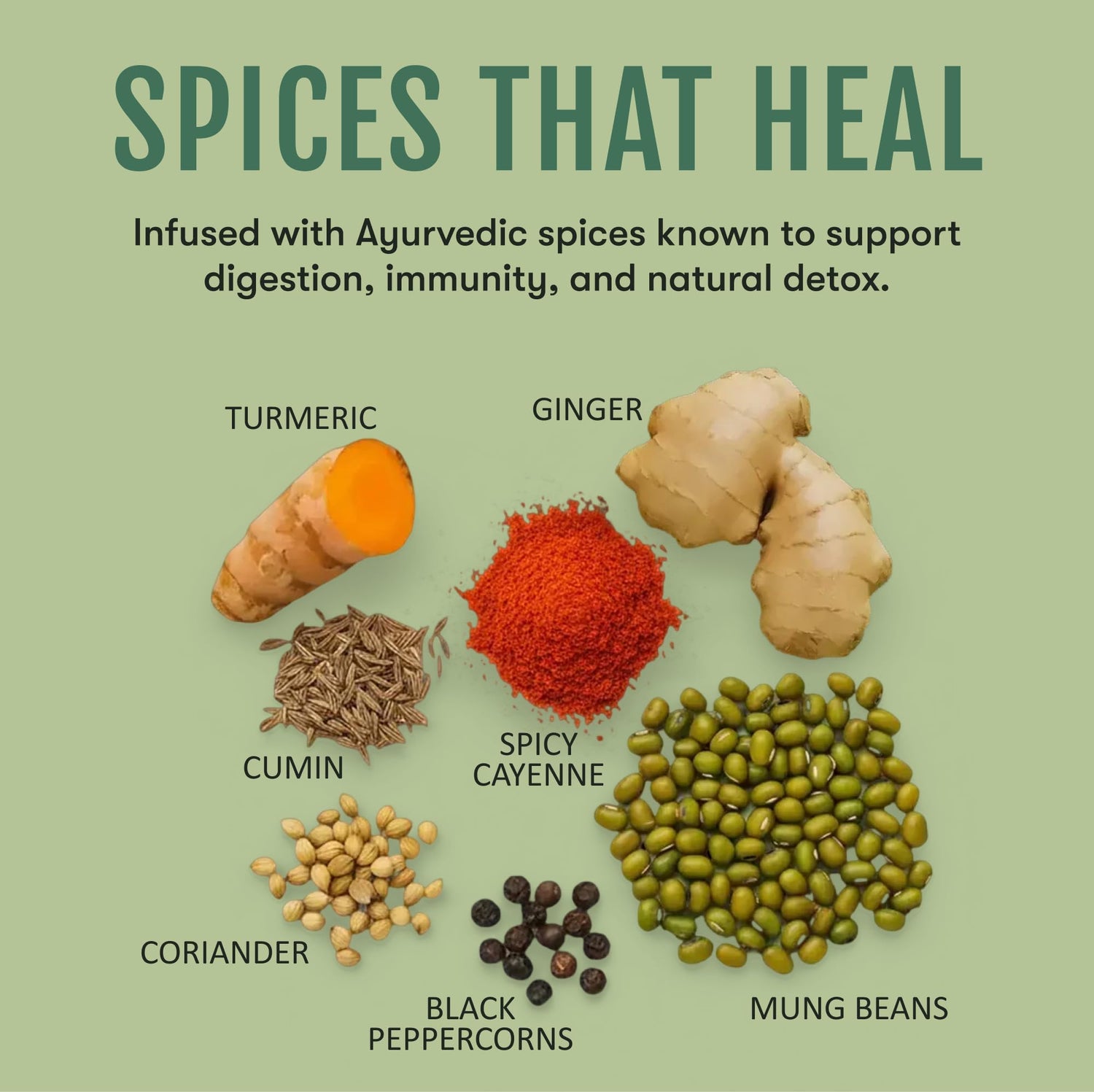 Cayenne Pepper &amp; Turmeric Golden Mung Broth | 9 Cups