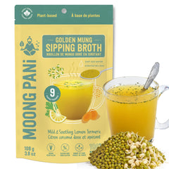 Mild Lemon, Turmeric Golden Broth | 18g Plant Protein/pouch | 9 Cups
