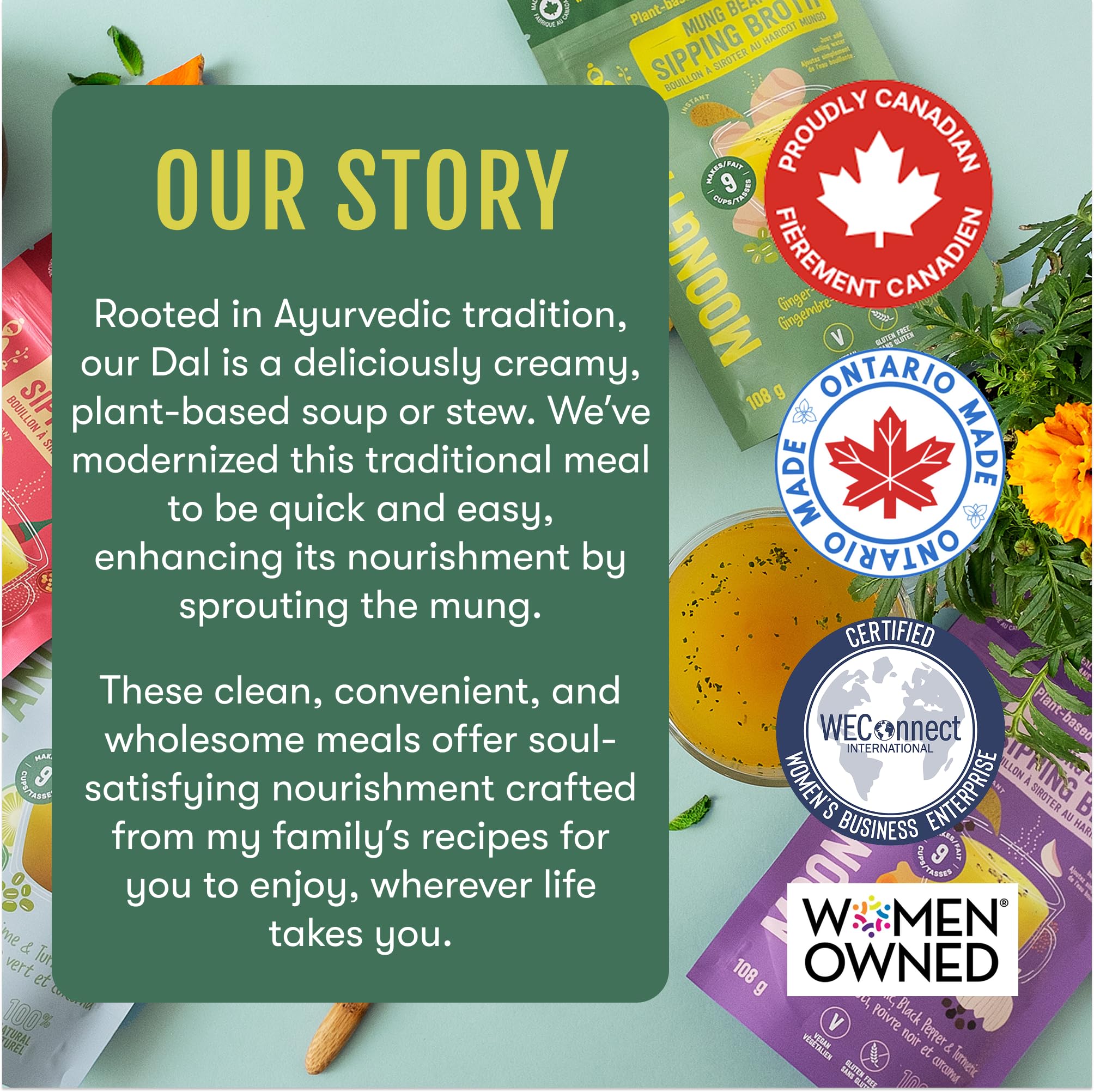 Sprouted Mung Dal Stew: Zesty Ginger &amp; Turmeric | 3+ Servings