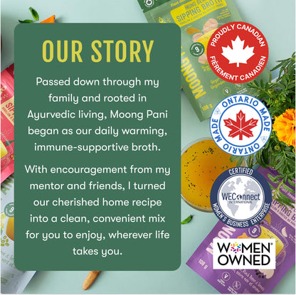 Italian Herbs &amp; Turmeric Golden Mung Sipping Broth | 9 Cups