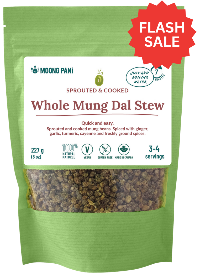** FLASH SALE ** Sprouted Mung Dal Stew: family pack