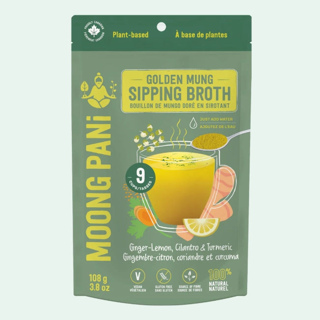 Ginger, Lemon & Turmeric Golden Mung Broth