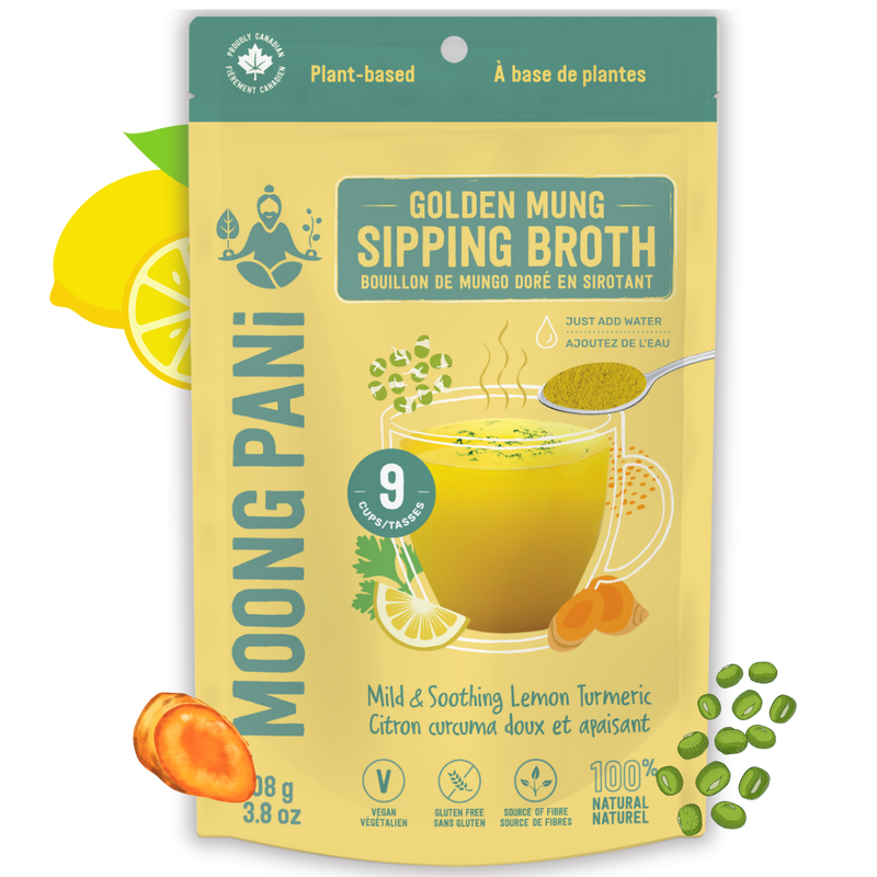 Mild Lemon & Turmeric, Mild Golden Mung Broth - 9 Cups