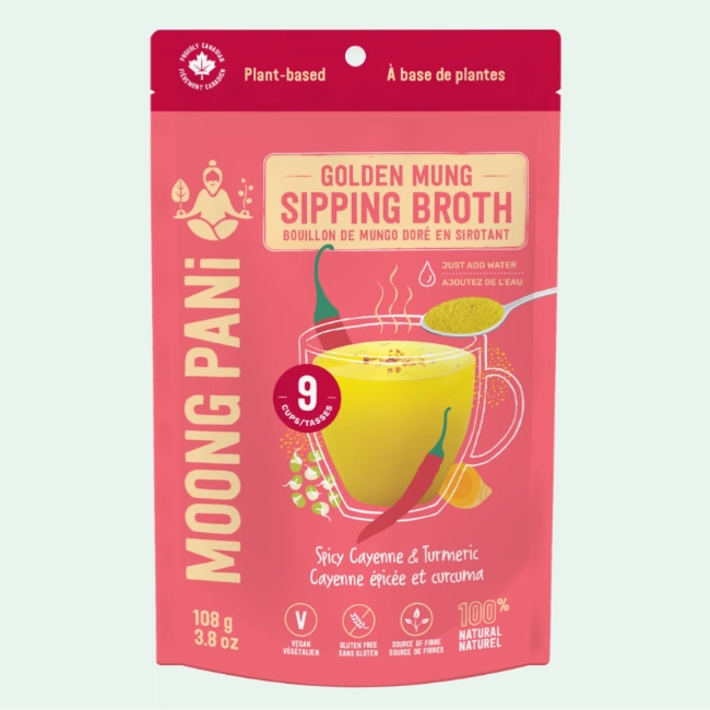 Spicy Cayenne & Turmeric Golden Mung Broth